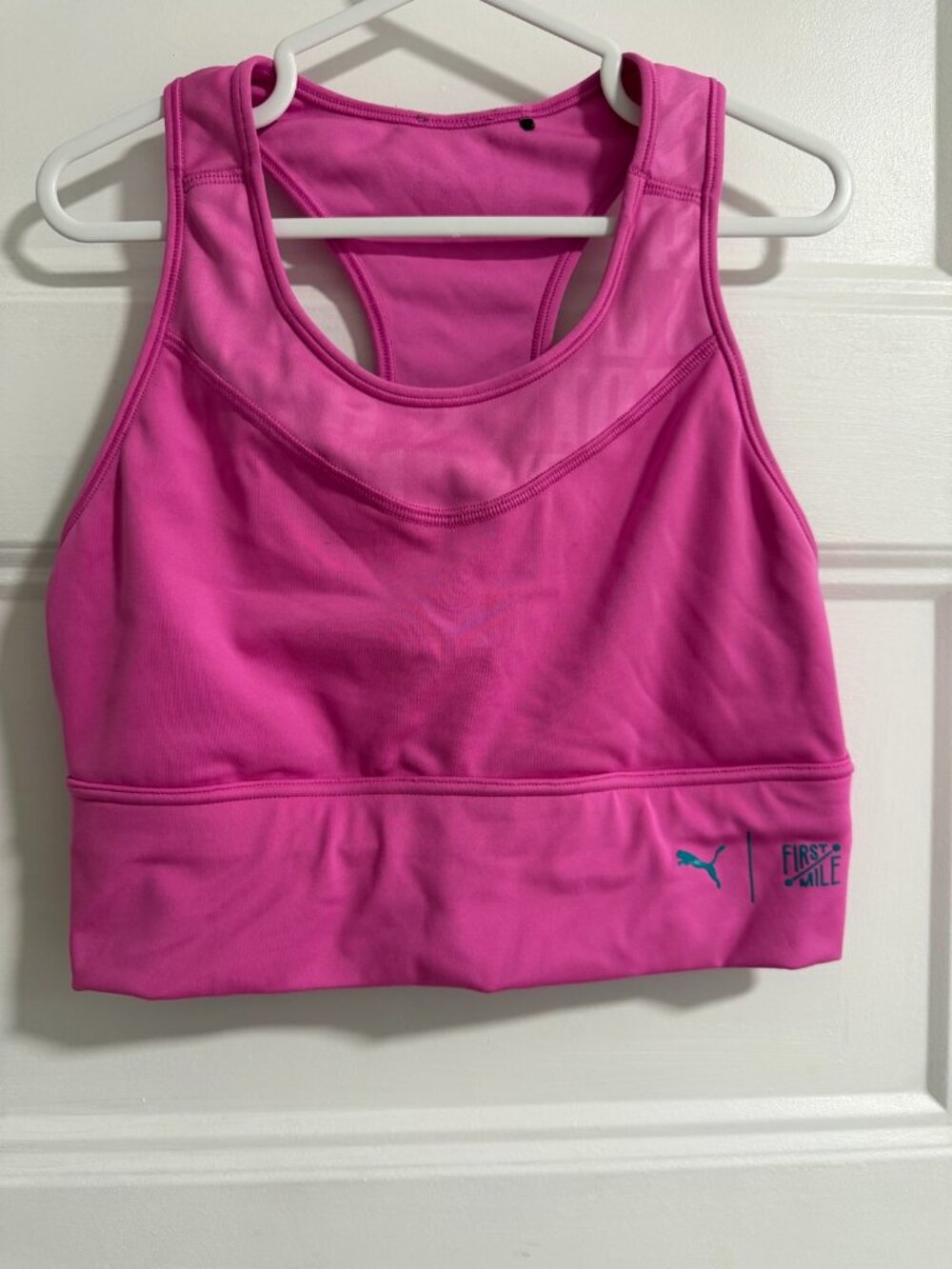 PUMA x First Mile PWR Running Bra – Magenta